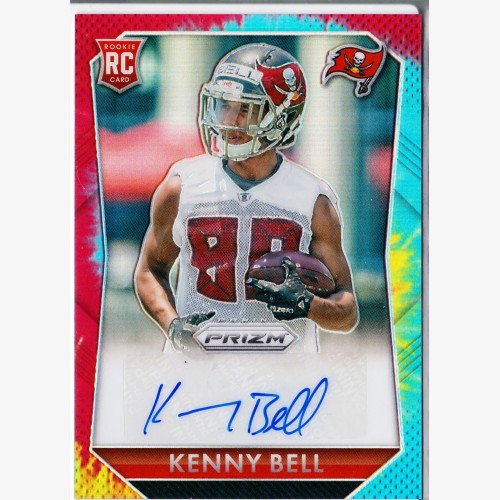 2015 Panini Prizm Rookie Autographs Prizms Tie Dyed #RSKB Kenny Bell 1/25