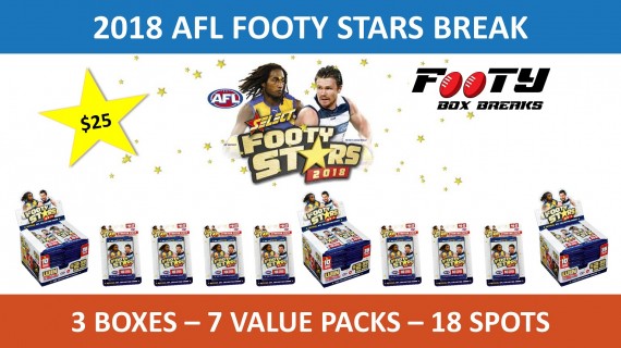 #803 AFL 2018 FOOTY STARS CAN I PLEASE HAVE SOME MORE BREAK - SPOT 17