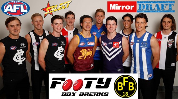 #816 AFL 2018 FOOTY STARS MIRROR DRAFT BREAK - SPOT 1