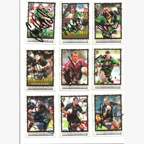 NRL 2000 Signed IP Auto Simon Woolford Canberra Raiders