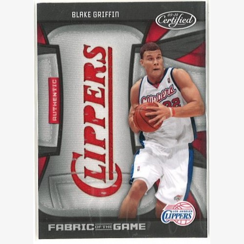 2009/10 PANINI CERTIFIED BLAKE GRIFFIN JERSEY FABRIC OF THE GAME 08/25