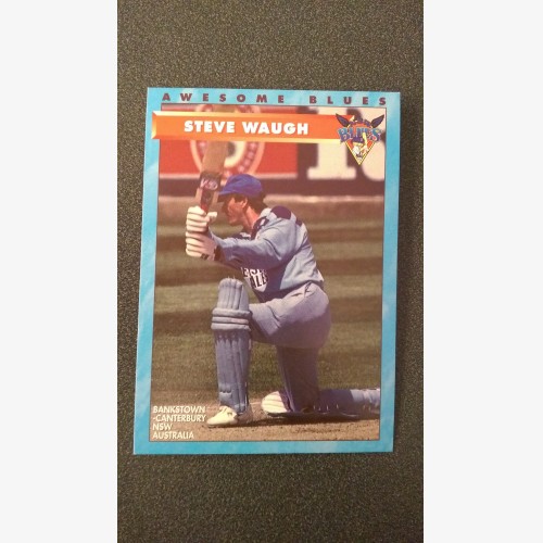 1994/95 NSWCA Awesome Blues Steve Waugh card