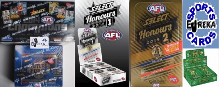 #221 EUREKA SPORTS CARDS AFL SELECT HONOURS 1 & 2 BREAK