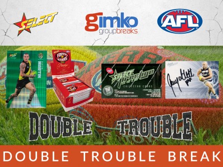 #2030 AFL FOOTBALL PRESTIGE DOUBLE TROUBLE BREAK