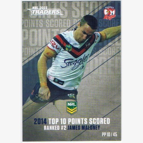 2015 NRL Traders - Piece of the Puzzle #10 James Maloney - Sydney City Roosters