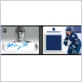 2013-14 Panini  Playbook #FR-RLY Morgan Rielly RC First Round Edition Auto Jersey Booklet - Toronto Maple Leafs