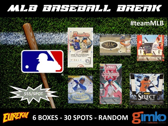 #1083 MLB BASEBALL 6 BOX BREAK - SPOT 3