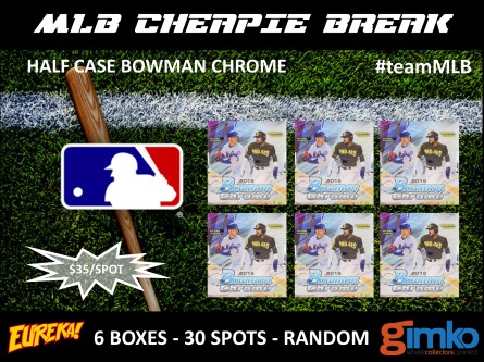 #962 MLB BASEBALL HALF CASE BOWMAN CHROME