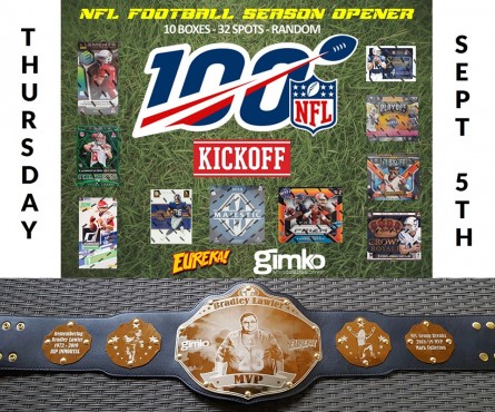 #951 NFL FOOTBALL 10 BOX SEASON KICKOFF BREAK