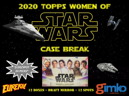 #1050 2020 TOPPS WOMEN OF STAR WARS CASE BREAK