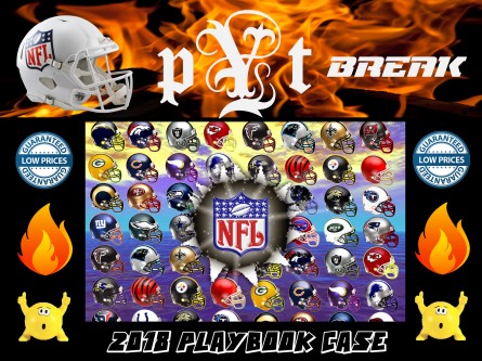 #888 NFL FOOTBALL 2018 PLAYBOOK PYT 8-BOX CASE BREAK