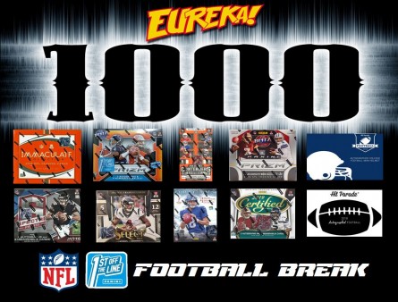 #1000 EUREKA MILLENNIAL NFL FOOTBALL FOTL BREAK