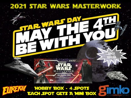 #1930 MAY THE 4TH BE WITH YOU STAR WARS MASTERWORK PACK BREAK