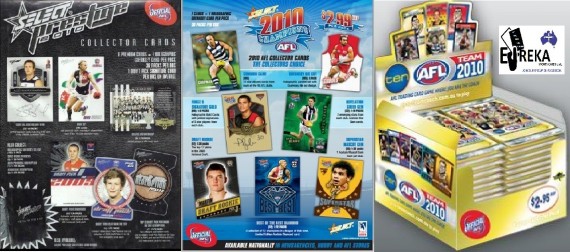 EUREKA SPORTS CARDS AFL BREAK #65 - 2010 SERIES TEAM BREAK - SYDNEY SWANS