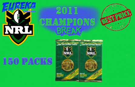 #1061 EUREKA SPORTS CARDS NRL 2011 CHAMPIONS PACKS BREAK