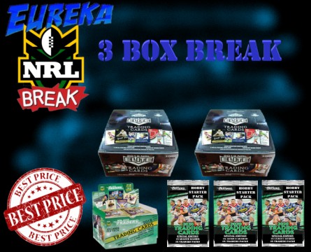 #1087 EUREKA SPORTS CARDS NRL 3 BOX BREAK