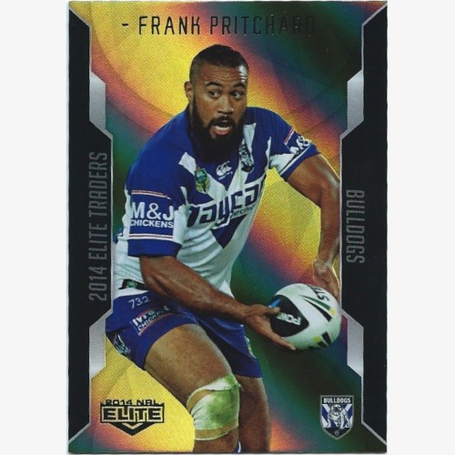 2014 Elite Gold Parallel Card - Frank Pritchard - Canterbury Bulldogs