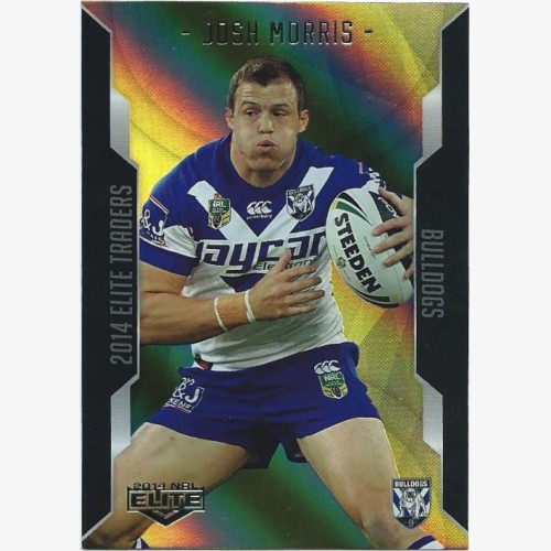 2014 Elite Gold Parallel Card - Josh Morris - Canterbury Bulldogs