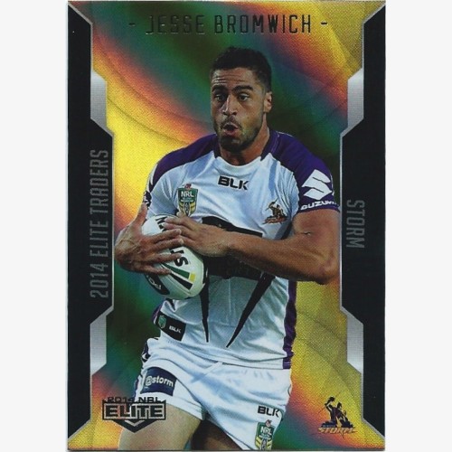 2014 Elite Gold Parallel Card - Jesse Bromwich - Melbourne Storm