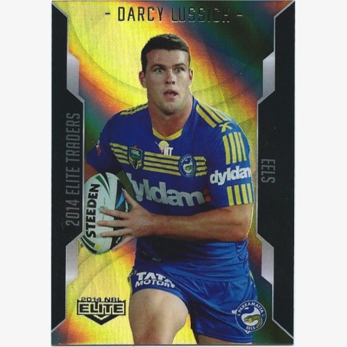 2014 Elite Gold Parallel Card - Darcy Lussick - Parramatta Eels