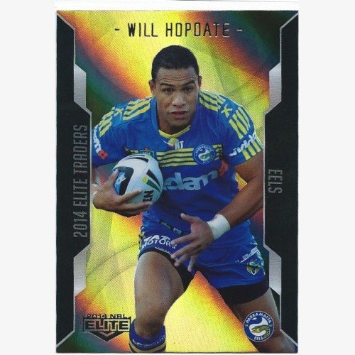 2014 Elite Gold Parallel Card - Will Hopoate - Parramatta Eels