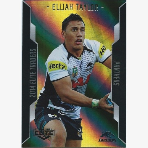 2014 Elite Gold Parallel Card - Elijah Taylor - Penrith Panthers