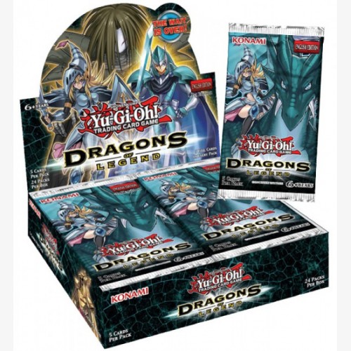 24 Booster Packs Dragons of Legend Yugioh Cards DRLG | Sealed English Konami Box