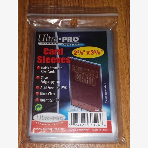 Ultra PRO Card Sleeves Soft (100 per pack)