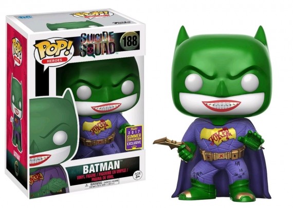 Suicide Squad - Joker Batman SDCC 2017 San Diego Comic Con Pop! Vinyl + Protector
