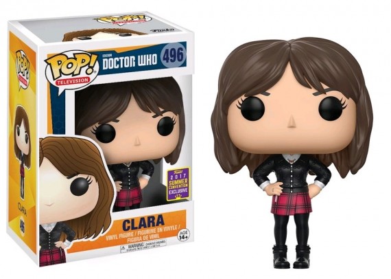 Doctor Who - Clara SDCC 2017 San Diego Comic Con Pop! Vinyl + Protector