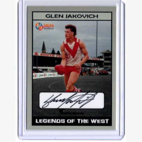 2017 JaJa's Glen Jakovich Signature - PLAYERS PROOF - West Coast Eagles