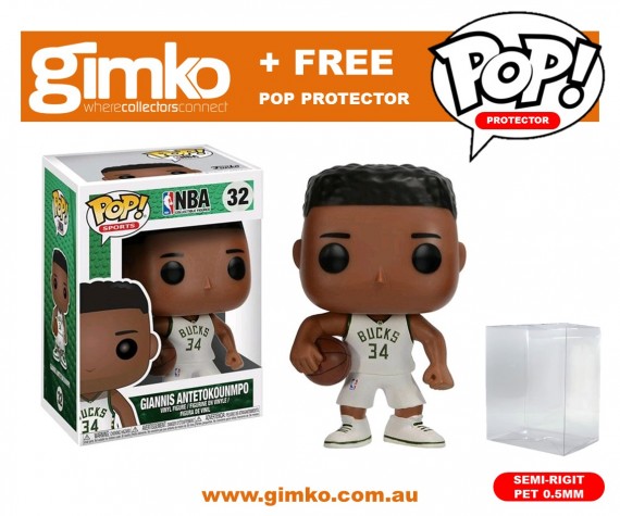 NBA - Giannis Antetokounmpo Pop! Vinyl (Bucks) + Protector