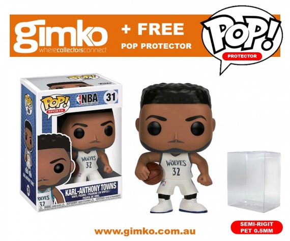 NBA - Karl-Anthony Towns Pop! Vinyl (Wolves) + Protector