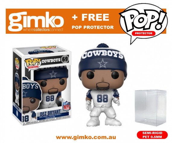NFL - Dez Bryant Pop! Vinyl (Cowboys Color Rush) + Protector (Imported from USA)