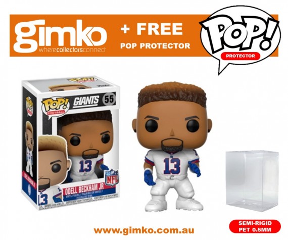 NFL - Odell Beckham Jr. Pop! Vinyl (Giants Color Rush) + Protector (Imported from USA)