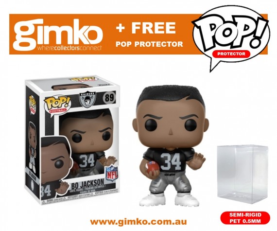 NFL Legends - Bo Jackson Pop! Vinyl (Raiders Home) + Protector (Imported from USA)