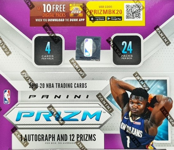 2019-20 Panini  Prizm NBA Basketball Retail Box