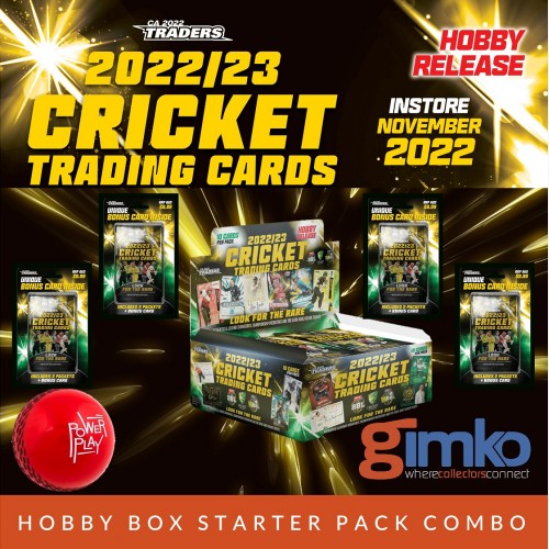 2022/23 TLA CA Traders Cricket Cards Hobby Box Starter Pack Combo