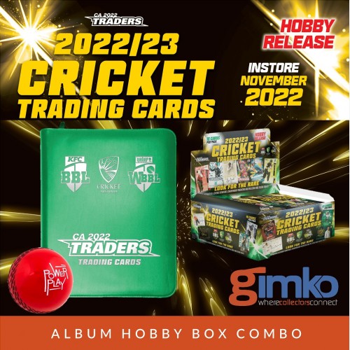 2022/23 TLA CA Traders Cricket Cards Hobby Box Album Combo