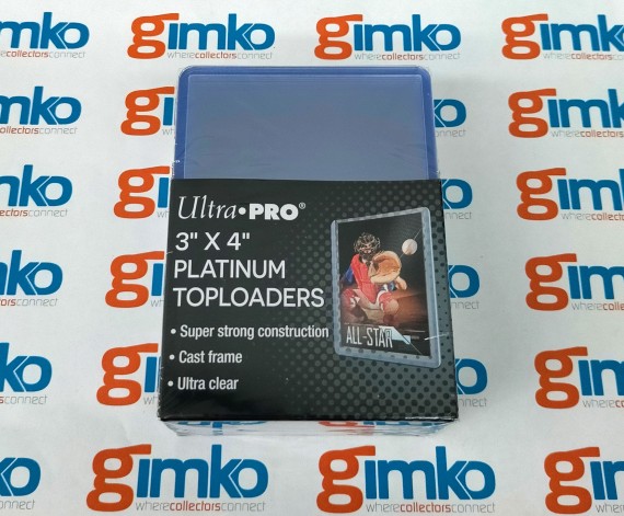 Ultra PRO 3" X 4" 35pt Toploaders Ultra Clear Platinum (25ct pack)