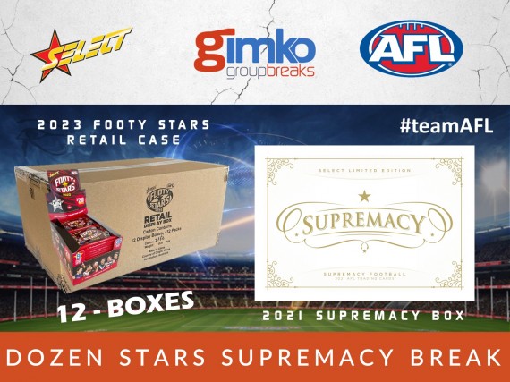 #2126 AFL FOOTBALL DOZEN STARS SUPREMACY BREAK - SPOT 14