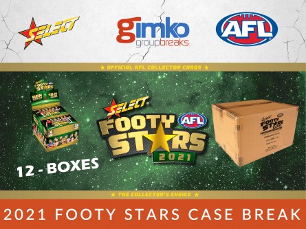 #1348 AFL FOOTBALL 2021 FOOTY STARS CASE BREAK
