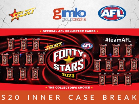 #2131 AFL FOOTBALL 2023 FOOTY STARS S20 INNER CASE PYT BREAK
