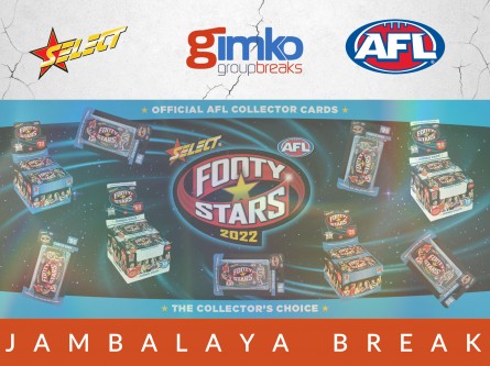 #1871 AFL FOOTBALL 2022 FOOTY STARS JAMBALAYA PYT BREAK