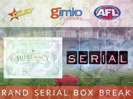 #1818 AFL FOOTBALL SUPREMACY SERIAL BREAK