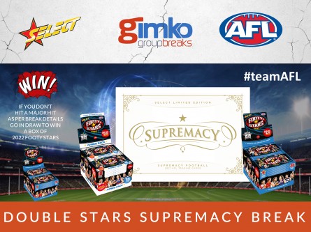 #2112 AFL FOOTBALL DOUBLE STARS SUPREMACY BREAK