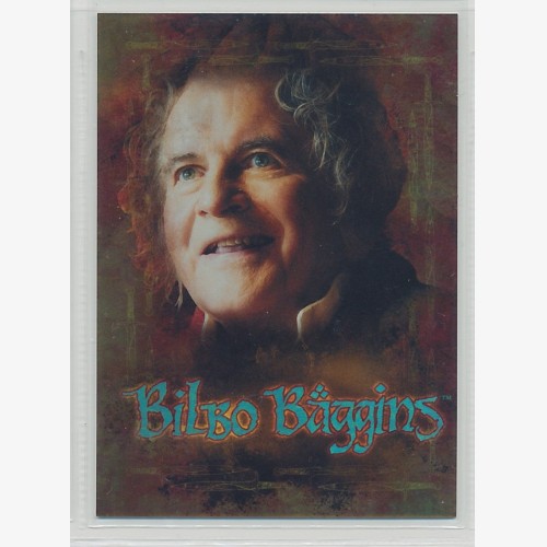 The Hobbit The Battle of the Five Armies Bilbo Baggins Character Bio Card CB-30