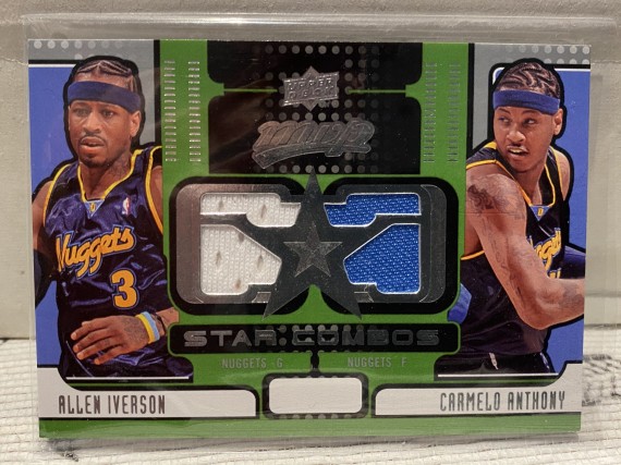 2008-09 Upper Deck MVP Star Combos #SCIA Allen Iverson/Carmelo Anthony
