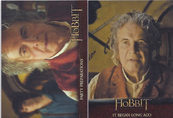 The Hobbit: An Unexpected Journey  101 Card Base Trading Card Set BILBO 2014