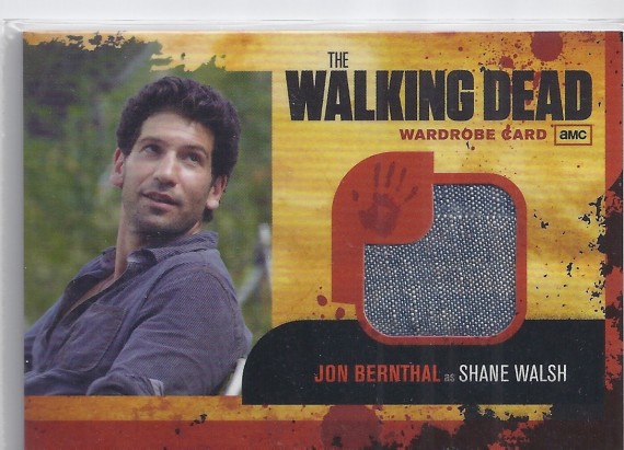 THE WALKING DEAD Season 1 Wardrobe Card M5 Jon Bernthal as SHANE WALSH Mint Denim